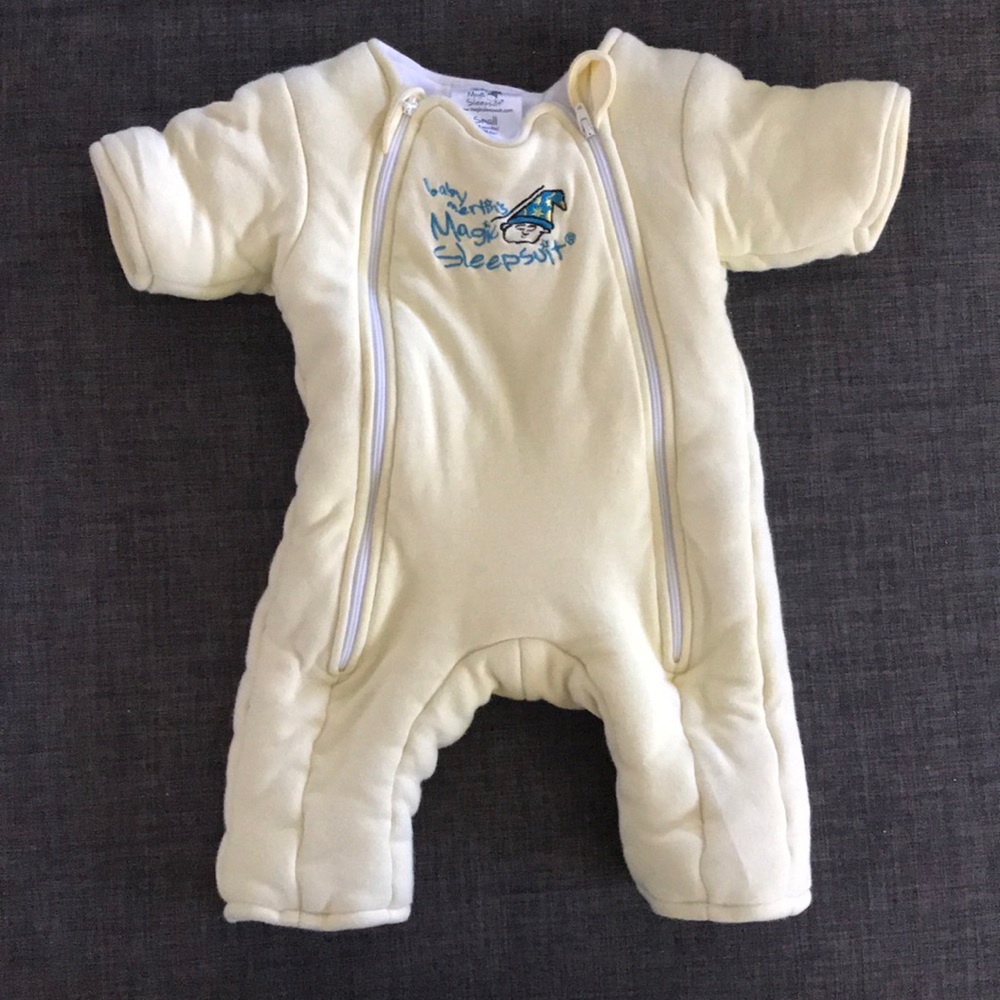 Magic Merlin Sleep Suit, Small, Yellow